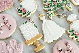 Here Comes The Bride Royal Icing Cookie